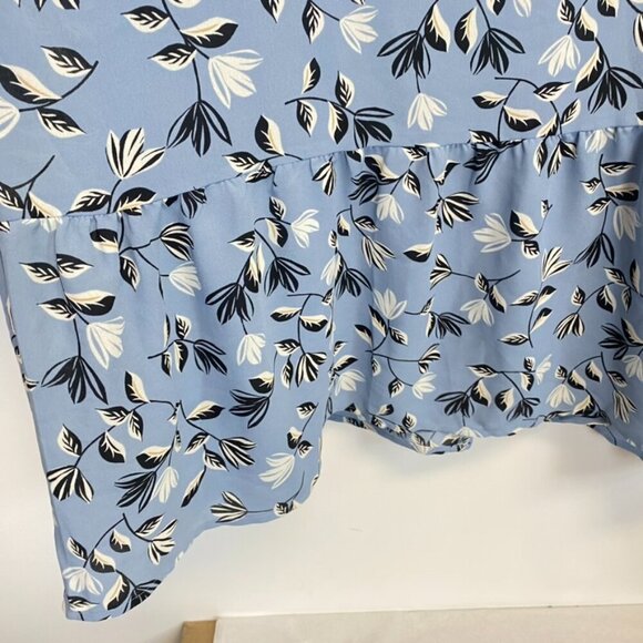 J. Jill Wearever Collection Blue Floral Dress - Picture 6 of 14